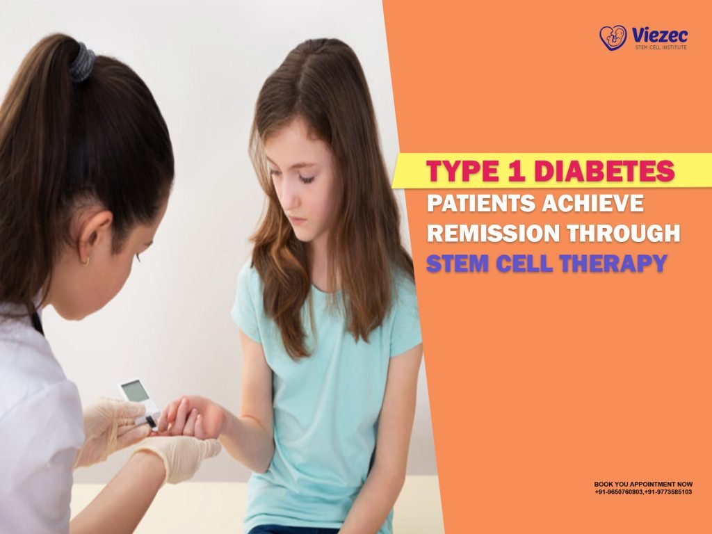 Type 1 Diabetes Patients Achieve Remission through Stem Cell Therapy