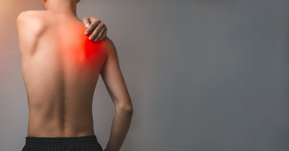 illustrative image of shoulder injury