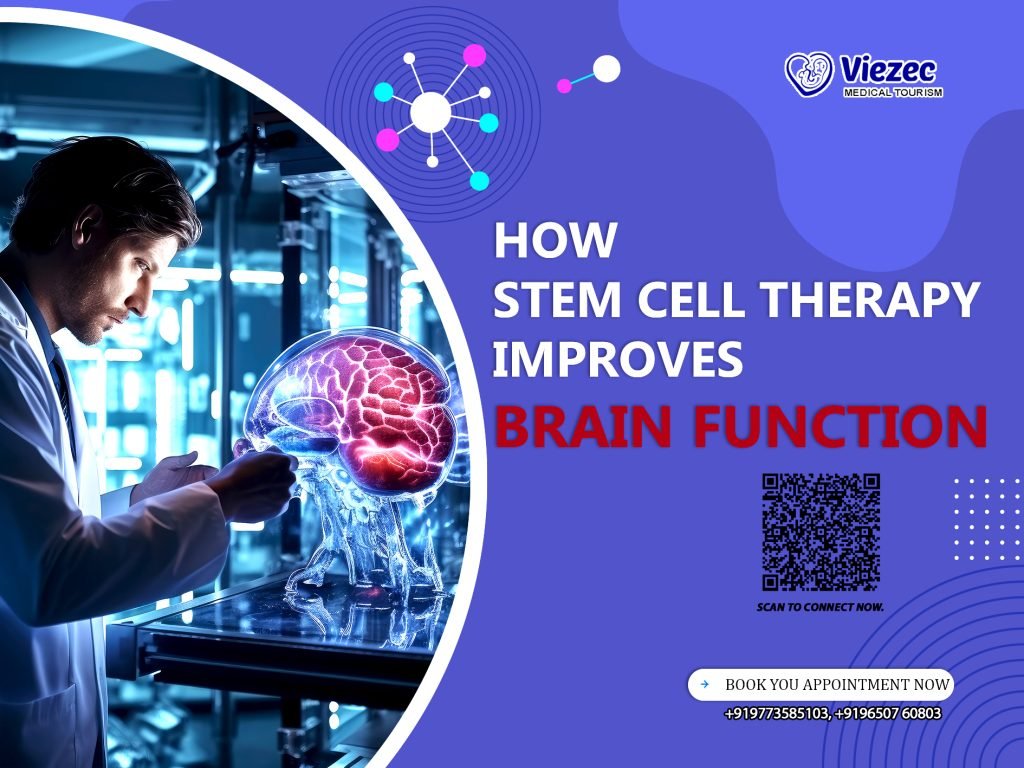 Medical team using stem cell therapy for neurodegenerative conditions
