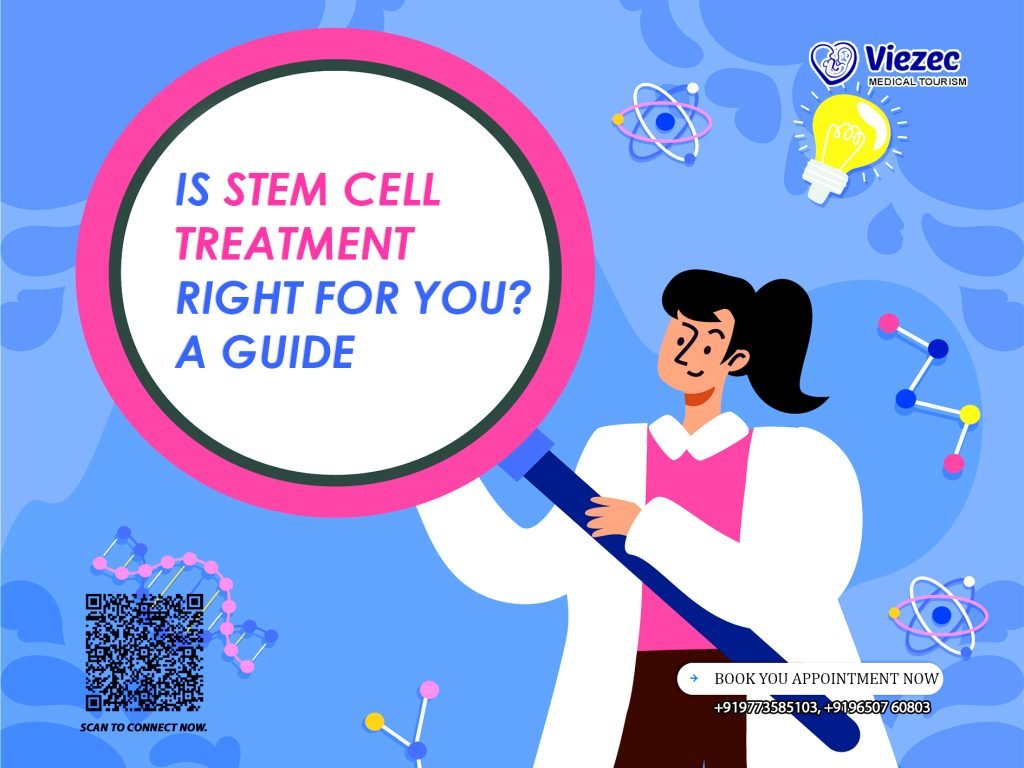 Doctor explaining benefits of stem cell therapy to a patient