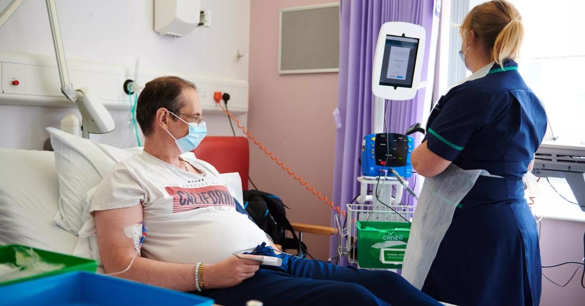 Stem cell procedure illustration